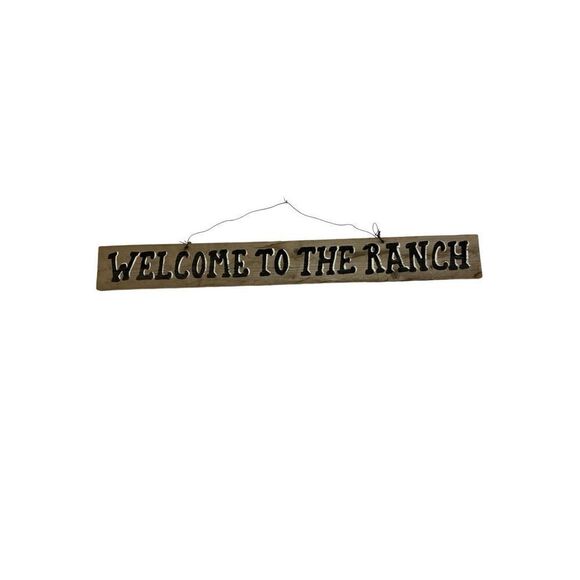 Welcome to the ranch  32 inch sign - Picture 4 of 4